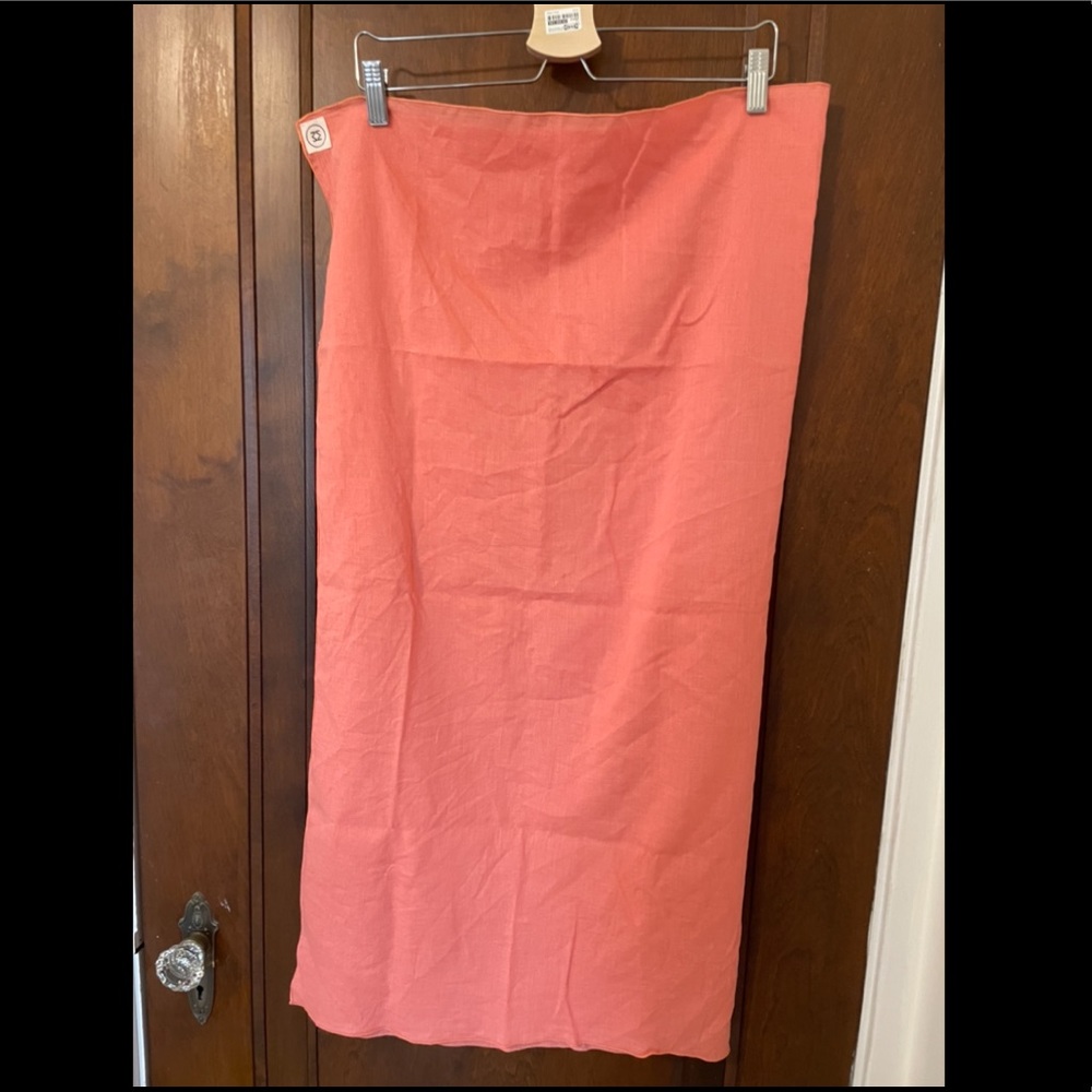 MIMU scarf (tichel) in coral crush